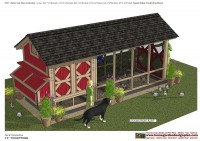 M102 - Chicken Coop Plans Construction - Chicken Coop Design - How To Build A Chicken Coop - 0217_04